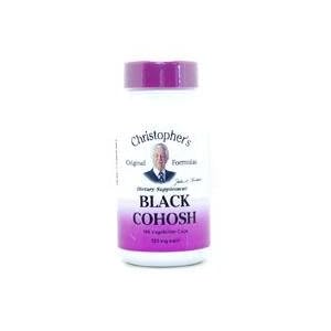 CHRISTOPHER'S ORIGINAL FORMULAS Single Herb Black Cohosh 100 vegicaps by Dr. Christopher's Cap Formula