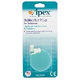 Apex Rubber Ear Plugs For Swimmers - 1 Pair by BD Safe-Clip