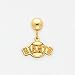 14K San Francisco Giants Baseball W/Name Post Dangle Earrings