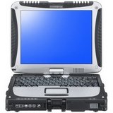 cover of Panasonic Toughbook 19 Tablet PC version - Core 2 Duo U7500 / 1.06 GHz - Centrino Duo - RAM 1 GB - HDD 80 GB - GMA X3100 Dynamic Video Memory Technology 4.0 - cellular mdm / mdm ( CDMA 2000 1X EV-DO Rev. A ) - Verizon - Gigabit Ethernet - WLAN : 802.11a/b/g, Bluetooth 2.0 EDR - TPM - fingerprint reader - Vista Business / XP Tablet PC downgrade - 10.4