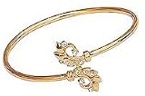 Designer Fashion Costume Jewellery India Gold Plated Metal Cuff Bracelets Gift for Her (kbw23)