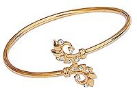 Designer Fashion Costume Jewellery India Gold Plated Metal Cuff Bracelets Gift for Her (kbw23)