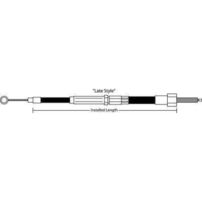 DRAG SPECIALTIES CABLE CLT 38602-92 VNYL 4321000HE