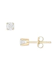 1/3 Carat Diamond 14K Yellow Gold Stud Earrings