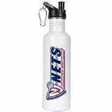 New Jersey Nets 26oz Stainless Steel Water Bottle (White)