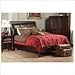 Modus Furniture CI88LX - City Low Profile Sleigh Bed (Walnut) (Full, Queen, King, California King)