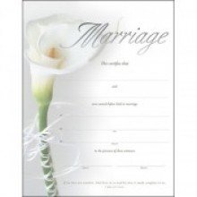 Certificate Marriage