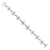 Sterling Silver Gothic Bracelet 7.5"
