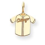 14K Chicago White Sox Small Jersey Charm