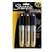 SAN34823 Sharpie Markers,Chisel Tip,Anti-Roll Barrel,3/PK,Assorted (SAN34823).