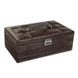 "Valencia" Mele & Co. Genuine Leather Jewelry Box