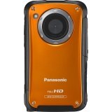 Panasonic HM-TA20D Waterproof Ultrathin HD Pocket Camcorder with 1x Optical Zoom and 3-Inch LCD Screen (Orange)