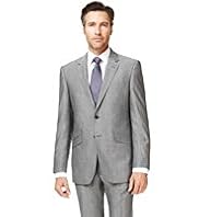 Autograph Wool Rich 2 Button Jacket with Linen