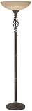 Energy Saving Torchiere Floor Lamp - Jafari Dark Bronze