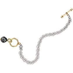 Sterling Silver Tahitian Pearl Bracelet