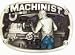MACHINIST PEWTER BELT BUCKLE...MADE IN USA