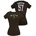New York Mets Women's Johan Santana Name and Number T-shirt by 5th & Ocean - Black Extra Large