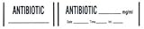 Esmolol Labels, Date, Time, Initial