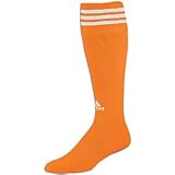 adidas Copa Zone Cushion Sock (5-8.5) - Men's ( Orange/White )