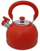 KITTAMOR 3 Qt Red Stainless Steel Julie Tea Kettle