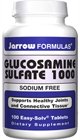 Jarrow Formulas - Glucosamine Sulfate, 1000 mg, 100 tablets