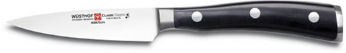 Wusthof Classic Ikon 4-1/2-Inch Utility Knife, Black Wusthof Classic Ikon 4-1/2-Inch Utility Knife, Black