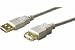 Connectique - Rallonge USB - Certifie 2.0 - Type A Male/Femelle 2 Metres - Contact Or - 54110
