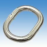 MM　ステンレス楕円リンク　φ4mm　RO-4