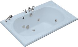 Kohler Memoirs 5.5 Foot Drop In Jetted Tub with Center Drain Skylight - K-1170-HN-6