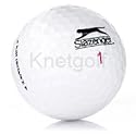 60 MINT SLAZENGER RAW DISTANCE USED GOLF BALLS + FREE TEES