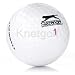 Sporting Goods : 60 MINT SLAZENGER RAW DISTANCE USED GOLF BALLS + FREE TEES