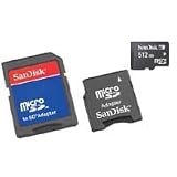 SanDisk - Flash memory card - 512 MB - microSD