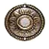 Thomas & Betts/Carlon Wired Brss Round Button Orb Fin DH1657L