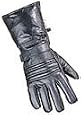 Leather Gloves - Mens Lined Motorcycle Glove with Rain Cover GL2066