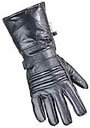 Leather Gloves - Mens Lined Motorcycle Glove with Rain Cover GL2066