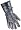 Leather Gloves - Mens Lined Motorcycle Glove with Rain Cover GL2066