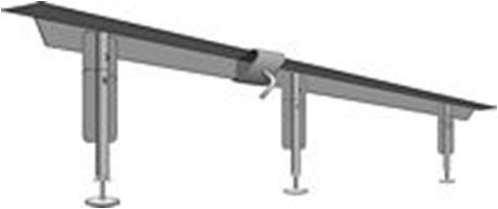 Powerlift Plus Queen or King size; 2 center supports; PowerLift extensions adjust 7 - 18; clamp assembly by Leggett & Platt