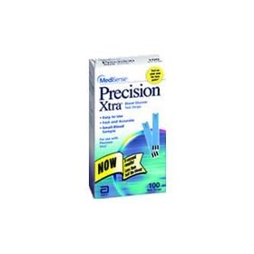 Precision Xtra Blood Glucose Test Strips 100 ea