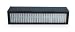 Industrial Grade 2EWY9 HEPA/Carbon Filter, 5 1/4x1 3/8x1 1/4 In