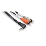 6Ft Stereo Y-Cable Ra 3.5Mm Trs To Dual Rca With White Earbud Headphones