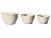 Frankoma Mountain Air Whipped Cream Mixing Bowl Set 3-pc.