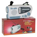 Dynamo Powered Radio w/Built in Flashlight