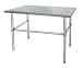 Adj Worktable,W 48 In,D 30 In,SS,Gray,STORELOGIC,2KRE1