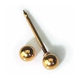 Designer Inverness Piercing 14k Gold 3mm Ball Earrings