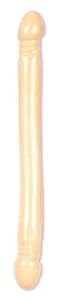 Doc Johnson Smooth Double Header 18-Inch White