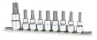 Westward 1EJZ9 Brake Socket Set, Star And Hex Bi