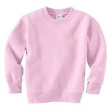 Rabbit Skins - Toddler And Juvy Crewneck Sweatshirt, Pink, 2