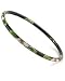 Black Cloisonn� Floral Bangle