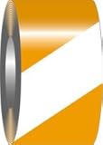 Reflective Marking Floor Tapes, 2 X 30 ft. - STRIPED ORANGE/WHITE