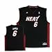 Miami Heat Lebron James Men's Black NBA Revolution 30 Replica Jersey, Medium